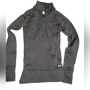 Under Armour Charcoal Quarter-Zip Top SIZE XS